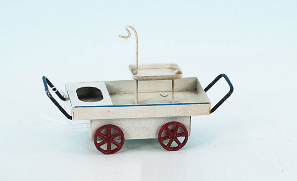 MÄRKLIN/MARKLIN Restaurationswagen 2627: Bain-Marie-Deckel fehlt, ansonsten guter Orig.-Zustand.