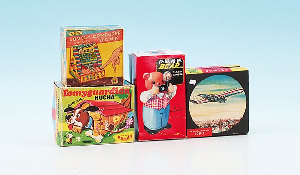 Konvolut Blechspielzeuge: zumeist asiatische Fertigung, in OKTs, Besichtigung erforderlich.