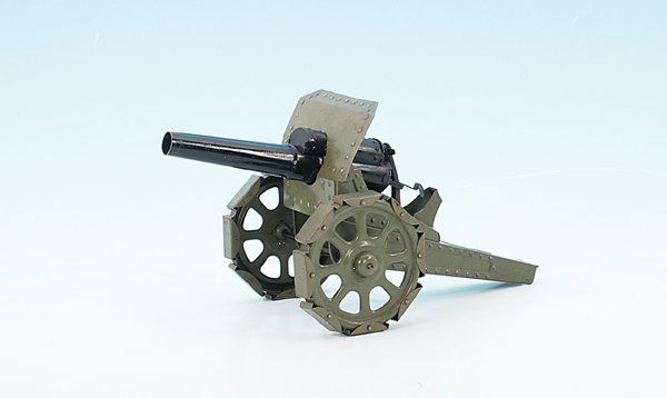 BING? große Amorceskanone: 32 cm, feldgrau, Gebrauchsspuren, Besichtigung erforderlich.