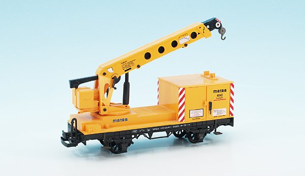 LGB Hilfswagen 4042: Kunststoff, gelb, guter Orig.-Zustand.