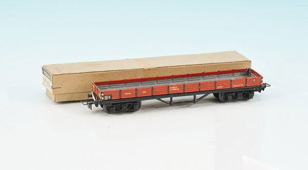 MÄRKLIN/MARKLIN Niederbordwagen 391.7: Blech, BK 4.2, gut, im OKT.