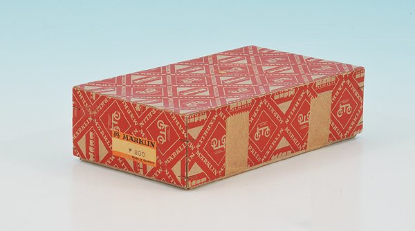 MÄRKLIN/MARKLIN Leerkarton für Dampflok F 800: frühe Ausführung, sehr guter Orig.-Zustand.