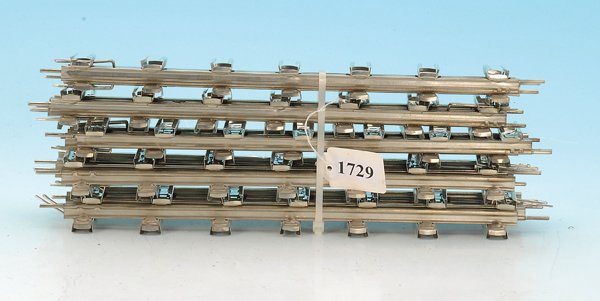 10 MÄRKLIN Progreßgleise 3640 D 1/1, Spur 0: gerade, neu verzinnt, sehr guter Zustand.