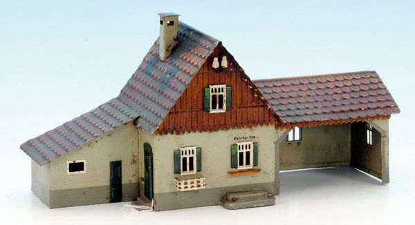 MÄRKLIN Landbahnhof-Oberteil von 2151: Orig.-Zustand, Lackschäden, Gebrauchsspuren, Besichtigung erforderlich.