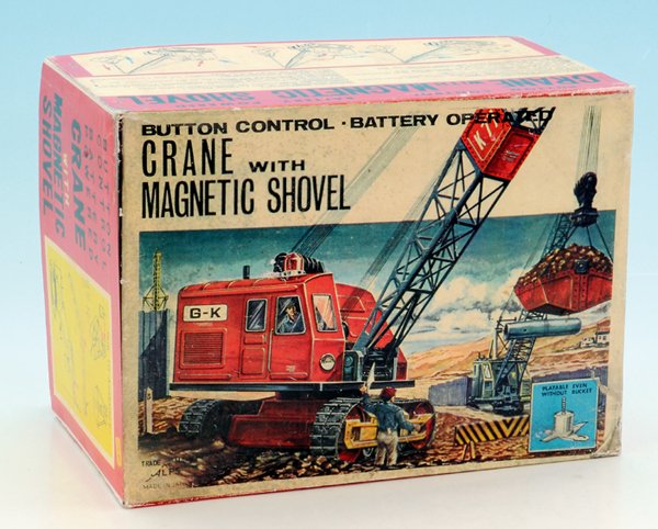 ALPS Bagger mit elektrischem Antrieb: rot, elekrischer Antrieb, guter Orig.-Zustand, im OKT.