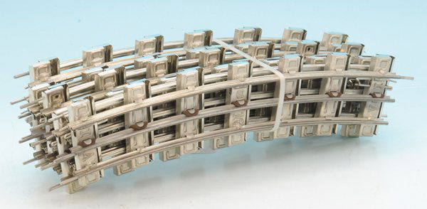 10 MÄRKLIN Progreßgleise 3641 A 1/1, Spur 1: gebogene, neu verzinnt, sehr guter Zustand.