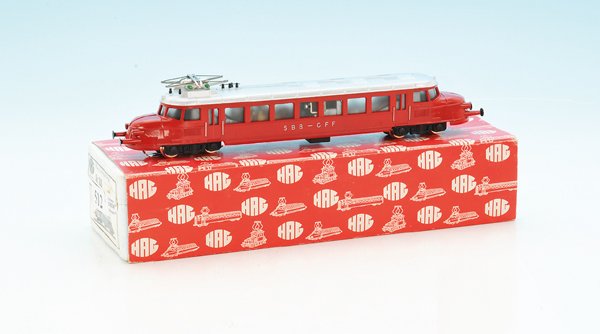 HAG Triebwagen "Roter Pfeil": Guss, für Märklin System, sehr guter Zustand, im OKT.