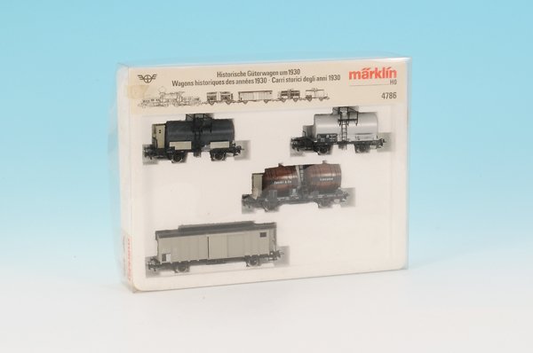 MARKLIN Wagenpackung 4786: sehr gut, im OKT, dieser weist Lagerspuren auf.