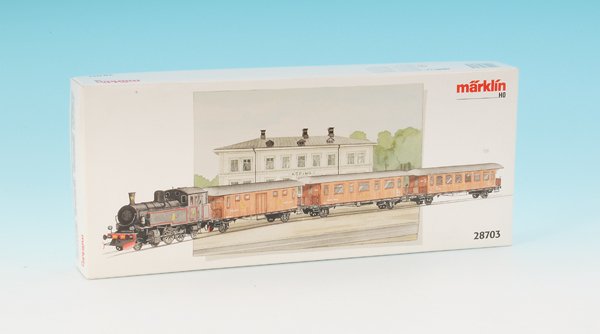 MARKLIN schwed. Zugpackung 28703: sehr gut, im OKT.