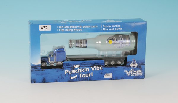 Modell LKW beladen mit "PUSCHKIN" (1 of 1)