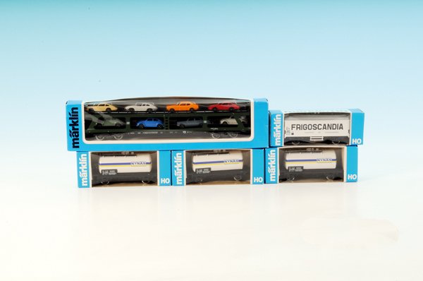 Konvolut MARKLIN GÃ¼terwagen: sehr gut, in OKTs.