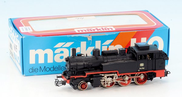MARKLIN Dampflok 3095, BR 74 701: sehr gut, im OKT.