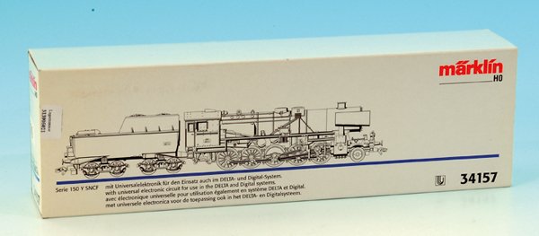 MARKLIN Dampflok 34157 BR 150 Y SNCF, Delta: neuwertig, im OKT.