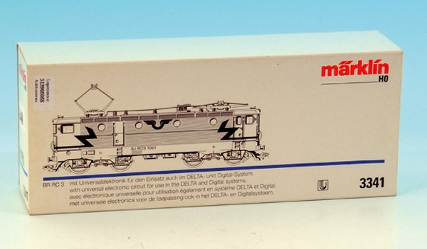 MARKLIN E-Lok 3341, Delta: BR RC 3 1061 der SJ, neuwertig, im OKT.