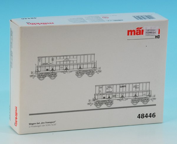 MARKLIN Wagenset "Erz-Transport" 48446: neuwertig, im OKT.