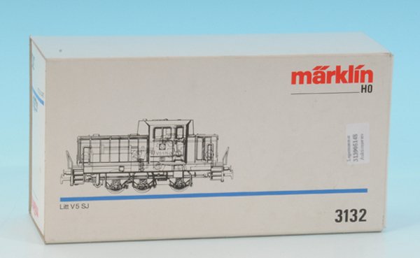 MARKLIN Diesellok 3132 LittV 5 SJ: neuwertig, im OKT.