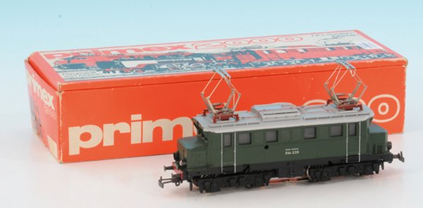PRIMEX E-Lok 3008 BR 44: Vollmetall, minimale Gebrauchsspuren, im OKT.