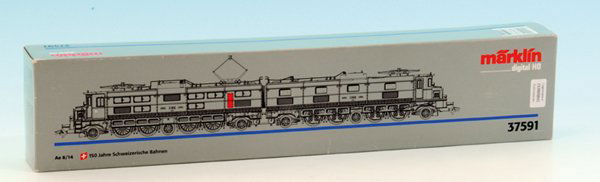 MARKLIN Doppellok 37591, digital: BR Ae 8/14, der SBB, neuwertig, im OKT.