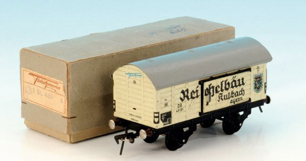 FLEISCHMANN Bierwagen No. 461 "ReichelbrÃ¤u": Orig.-Zustand, leichte Gebrauchsspuren, OKT.