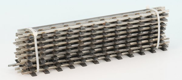 10 MARKLIN Modellgleise 3630 D 1/1: gerade, Alu-Profile, leichte Gebrauchsspuren.