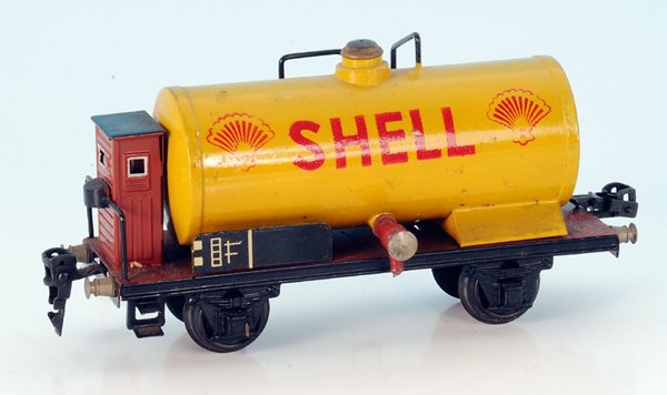 MARKLIN Kesselwagen 1774/0 "SHELL": 18,5 cm, leichte Gebrauchsspuren.