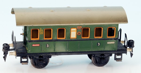MARKLIN Personenwagen 1727/0: 18,5 cm, guter Orig.-Zustand.