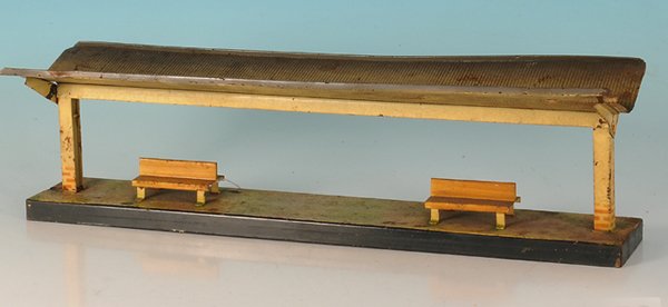 KIBRI Bahnsteig fuer Spur 0: 48 cm, Rost, stark verschmutzt, Besichtigung erforderlich.