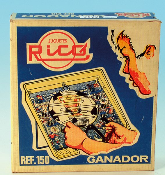 RICO Flipper No. 150: Kunststoff, 60er Jahre, guter Orig.-Zustand, im OKT.