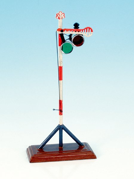 MÃ„RKLIN uralt Hauptsignal, einflÃ¼gelig: HÃ¶he 26 cm, guter Orig.-Zustand.