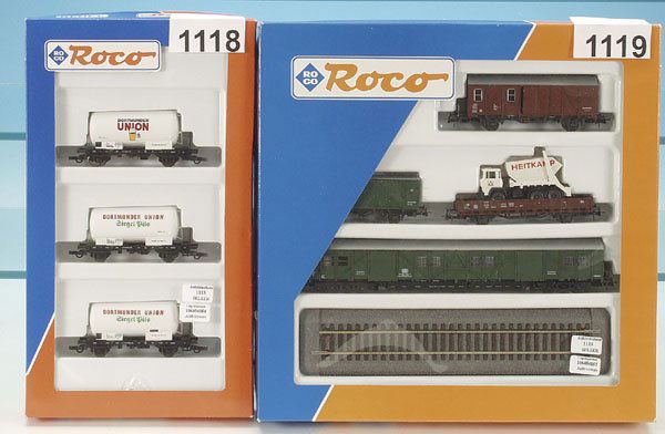 1 ROCO Zugpackung "Hilfszug der DB": neuwertig, im OKT.