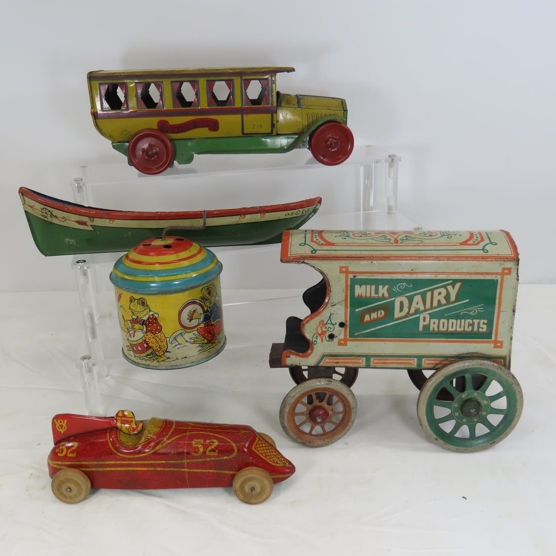 Antique J Chein & Other Tin Toys Antique J Chein & Other Tin Toys