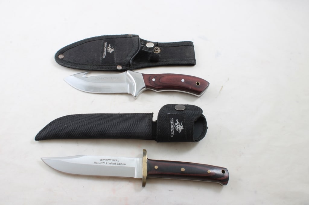 2 Winchester Fixed Blade Knives Model 70 Plus (1 of 19)