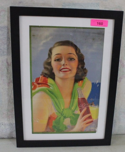 1931 Rolf Armstrong Nehi Soda Framed Print (1 of 8)