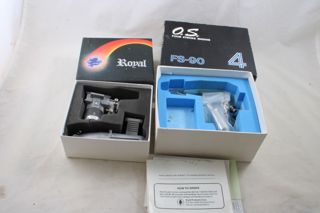 O.S. 4 Stroke Engine, Royal .45 R/C ABC Engine (1 of 16)