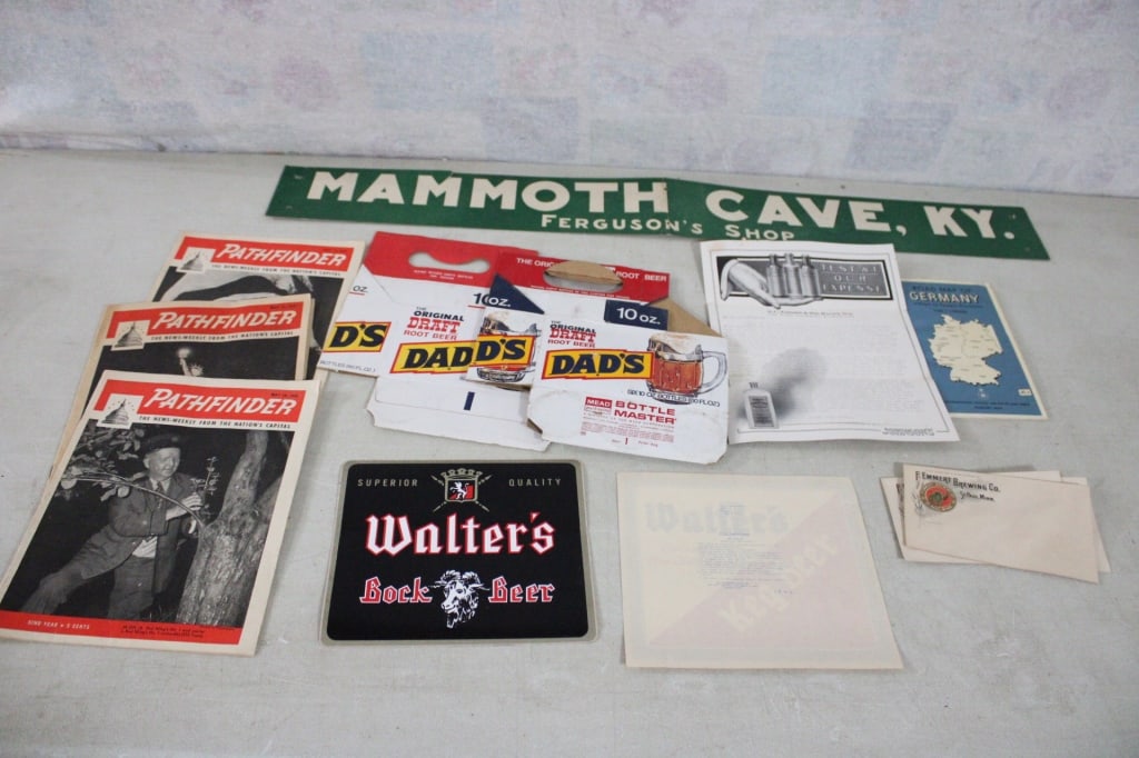 Mammoth Cave Sign & Other Ephemera (1 of 16)
