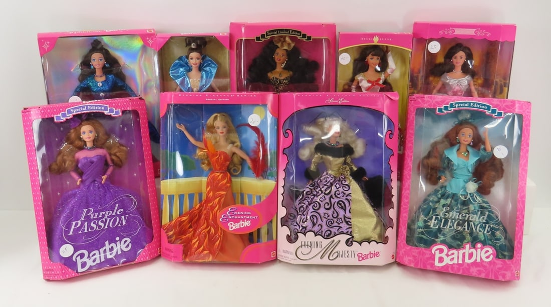 9 Vintage Special Edition Barbie Dolls New in Box (1 of 17)