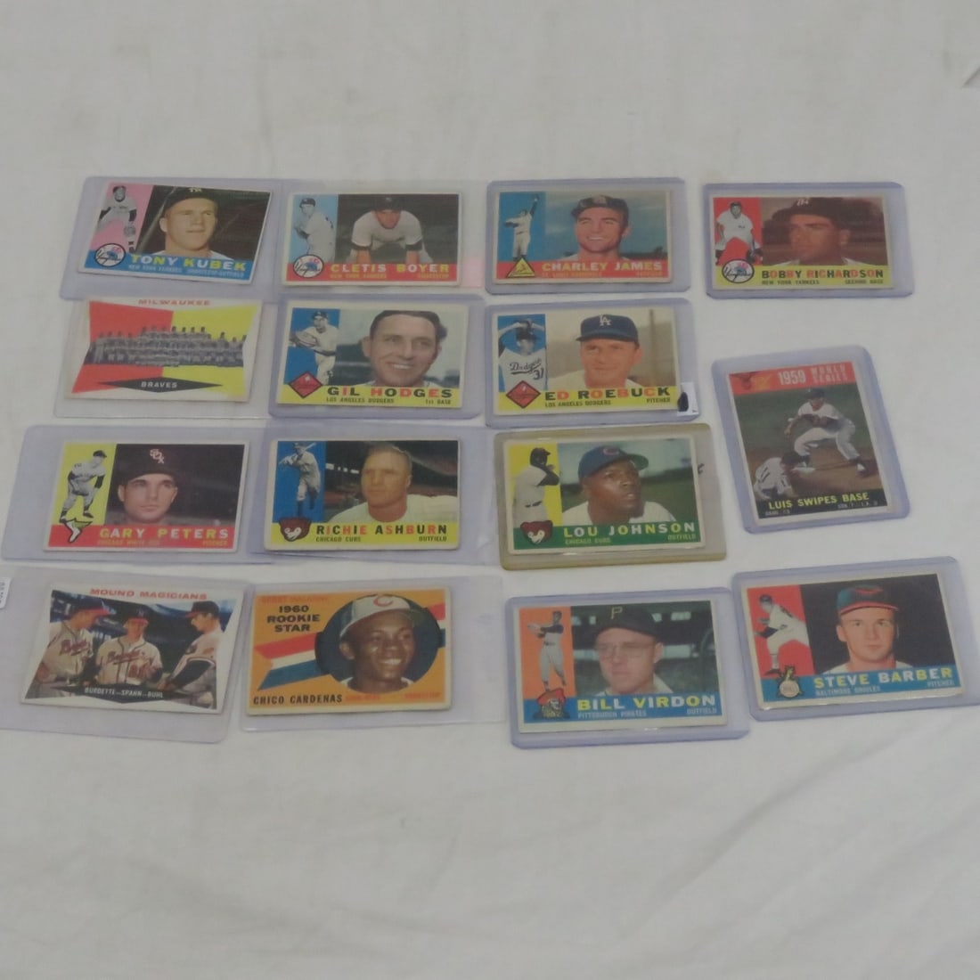 15 1960 Topps Baseball Star Cards (1 of 7)