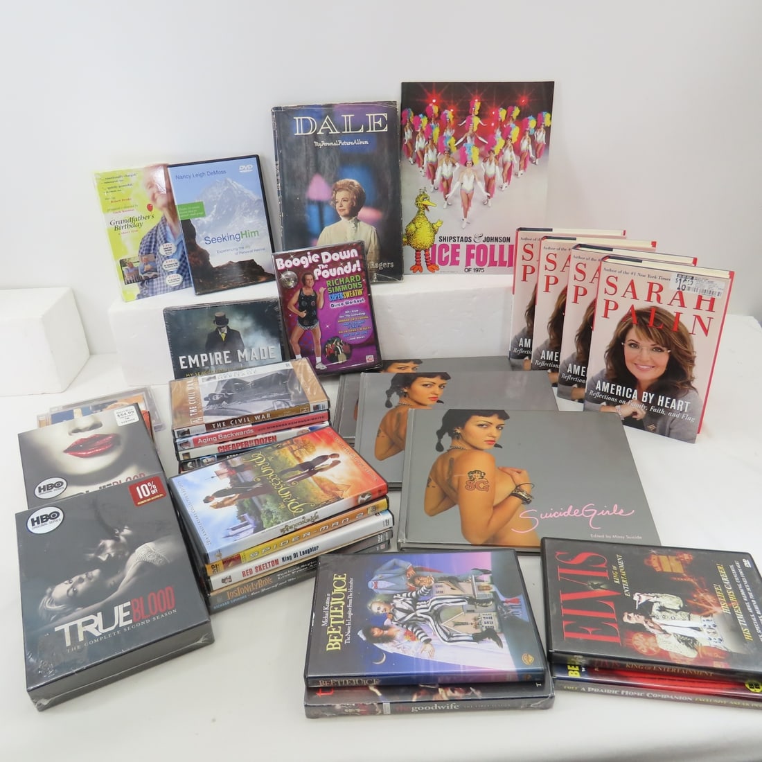 Suicide Girl, Sarah Palin signed books & more (1 of 15)