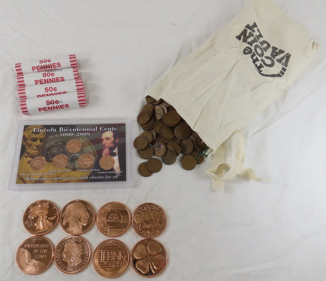 Coin Vault New Year Wheat collection, 5lb pennies (1 of 12)