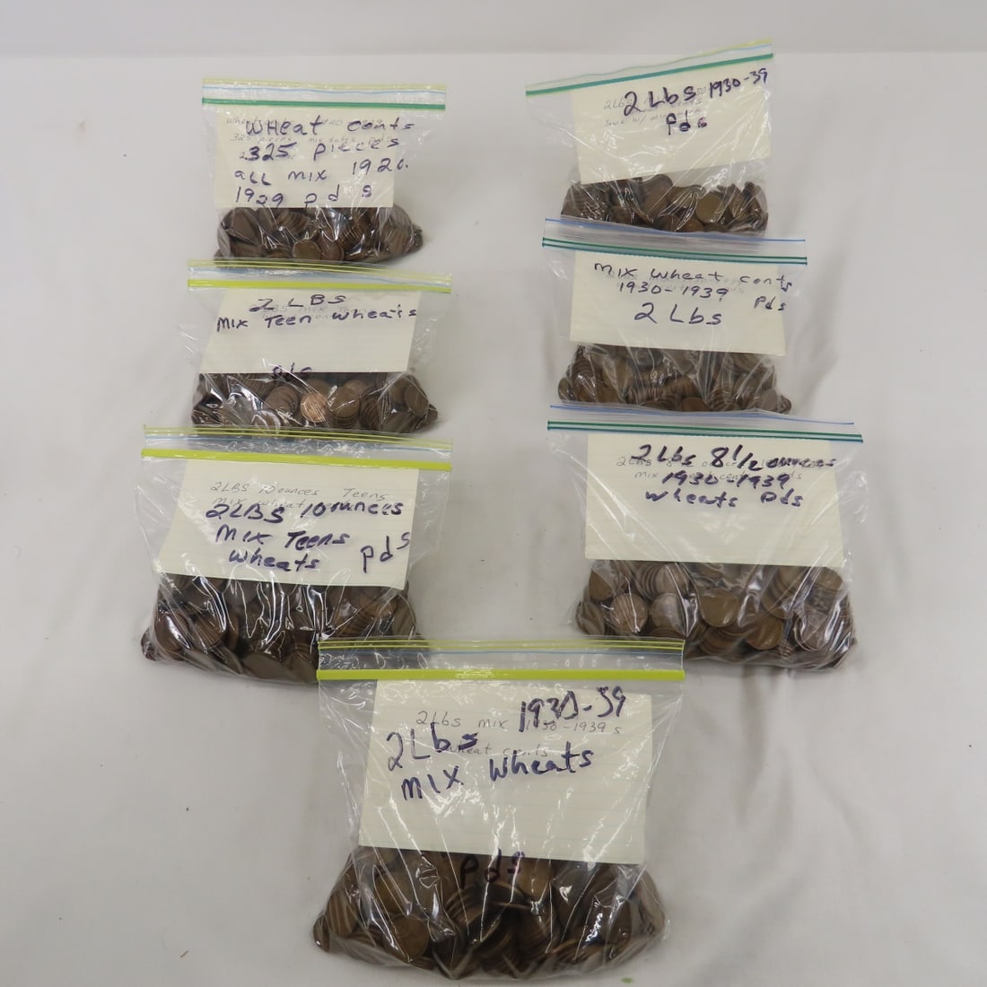 Lincoln Wheat Cents teens - 1930's 14+ pounds (1 of 8)