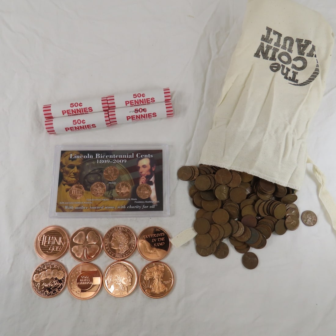 Coin Vault New Year Wheat collection, 5lb pennies (1 of 14)