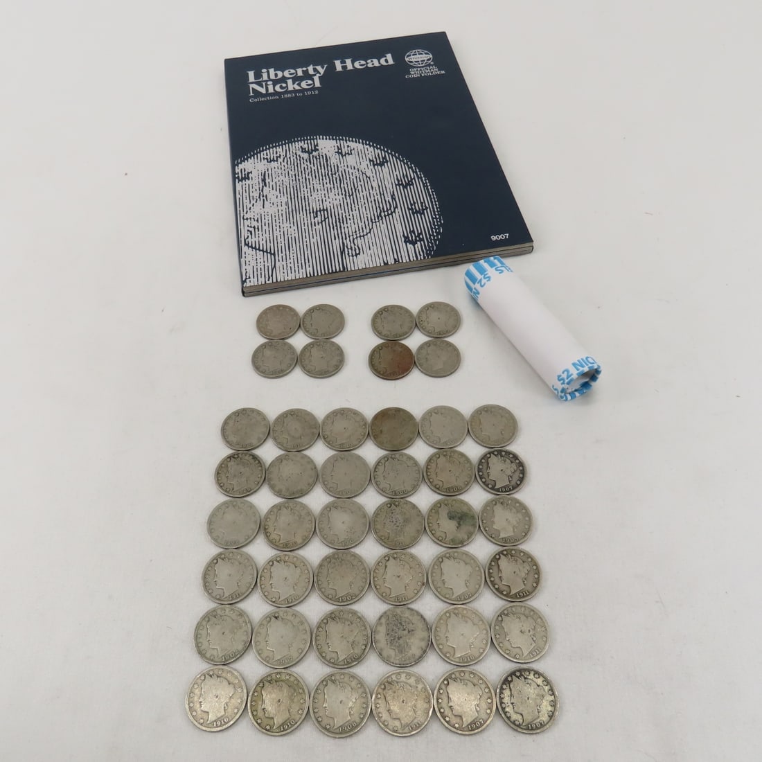 Liberty V Nickels Roll & loose and new book: Please ask questions and read terms & conditions before bidding