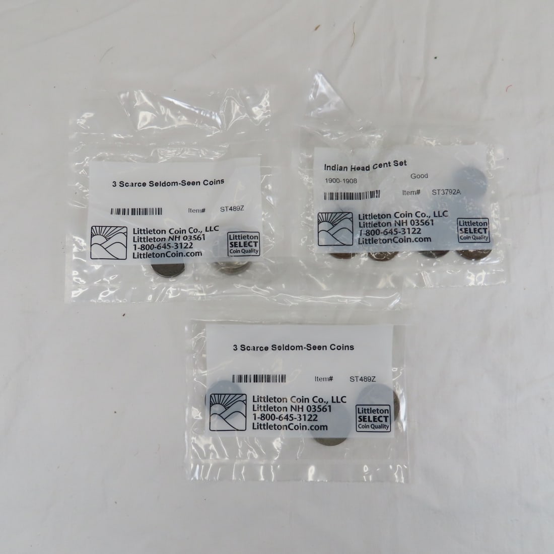 Littleton Coin 1900-1908 Indian Head Cent set (1 of 8)