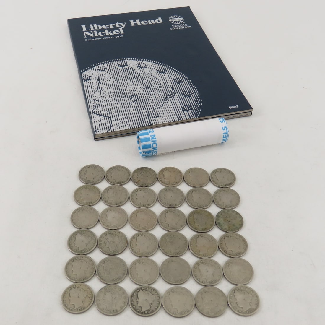 Liberty V Nickels Roll & loose and new book: Please ask questions and read terms & conditions before bidding