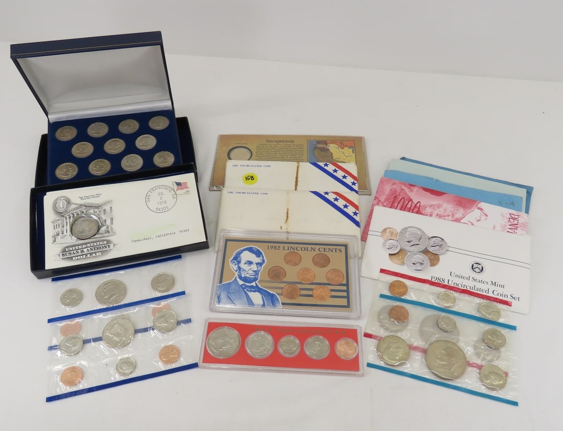 Susan B unc sets, Mint sets, souvenir sets & more (1 of 16)