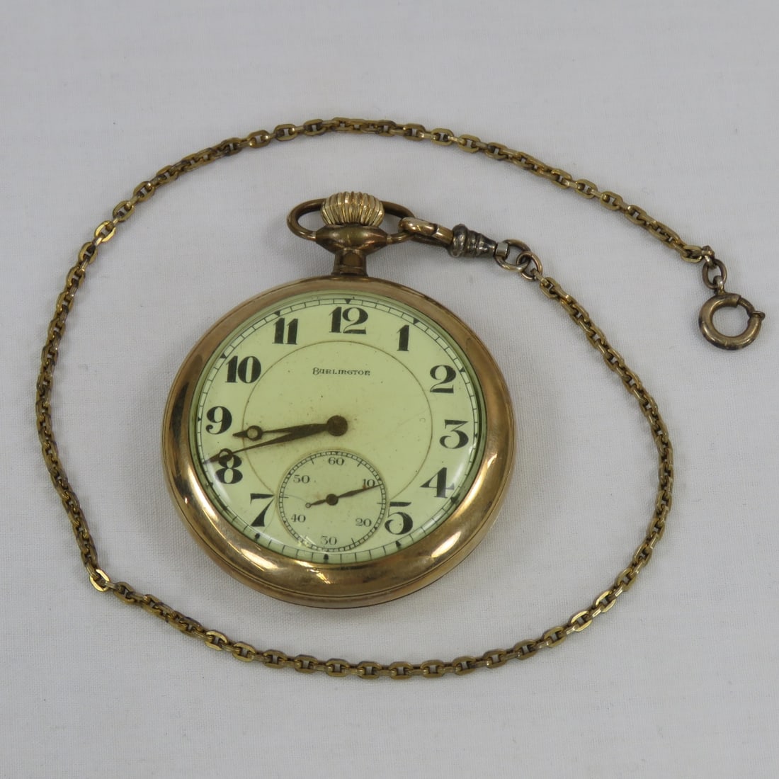 1919 Illinois Burlington 21 Jewel Pocket Watch (1 of 7)