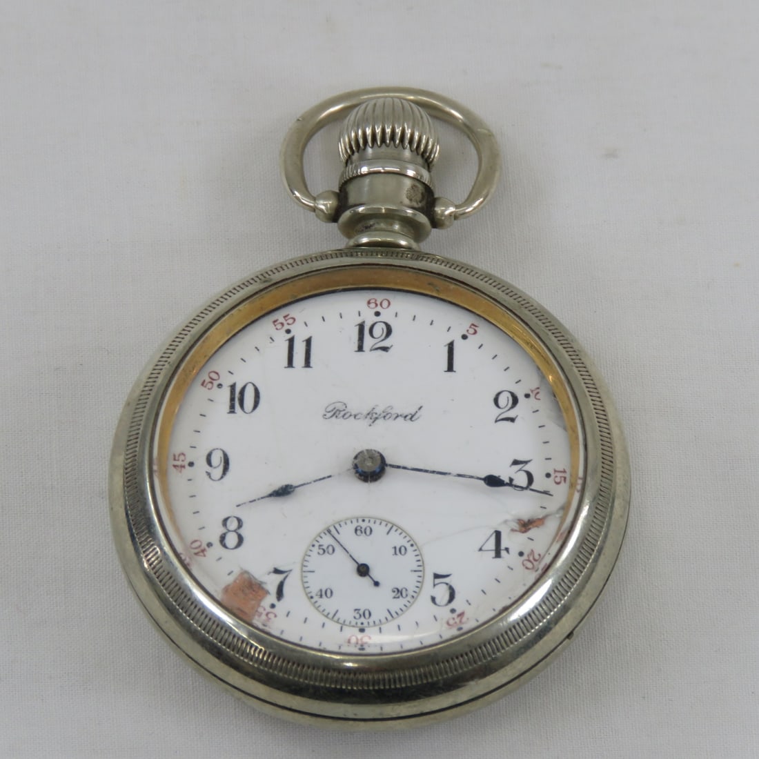 1908 Rockford Watch Co Pocket Watch- Working (1 of 8)