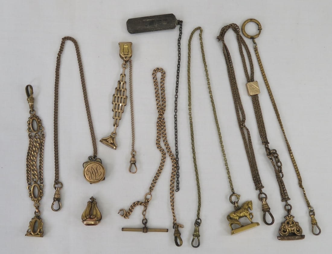 Antique Watch Chains and Fobs Wear & Repair (1 of 6)