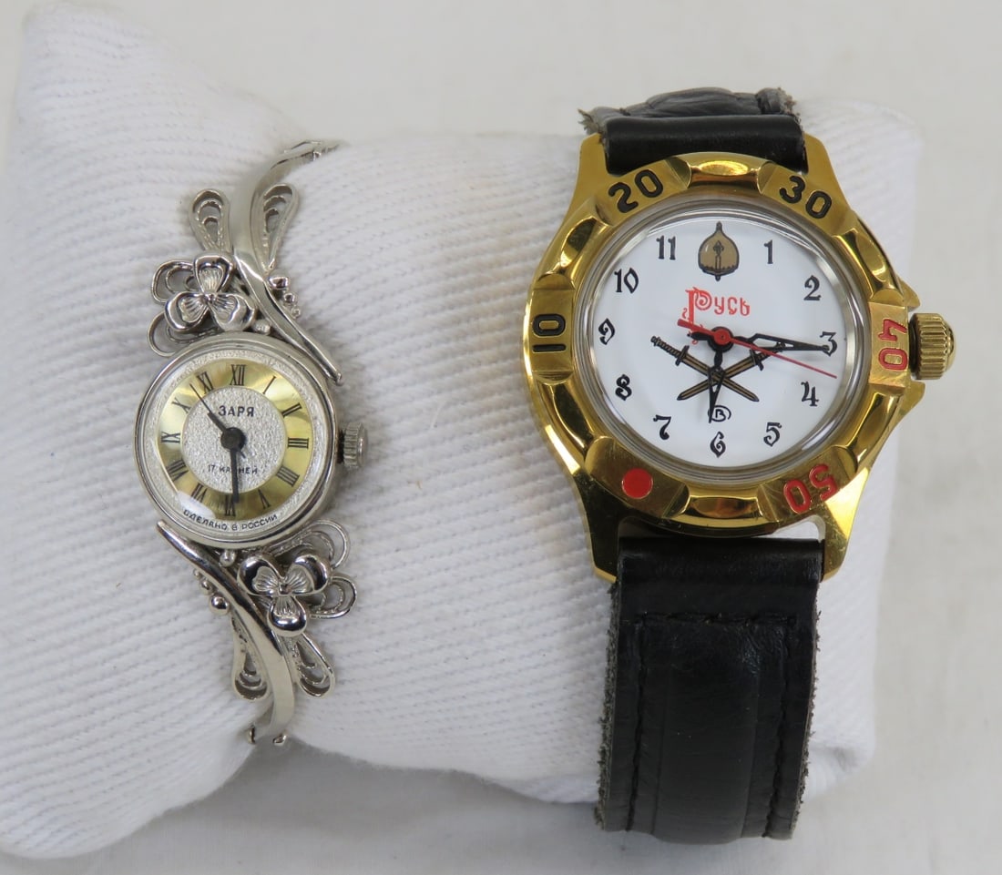 2 Russian Wrist Watches- both Working (1 of 11)