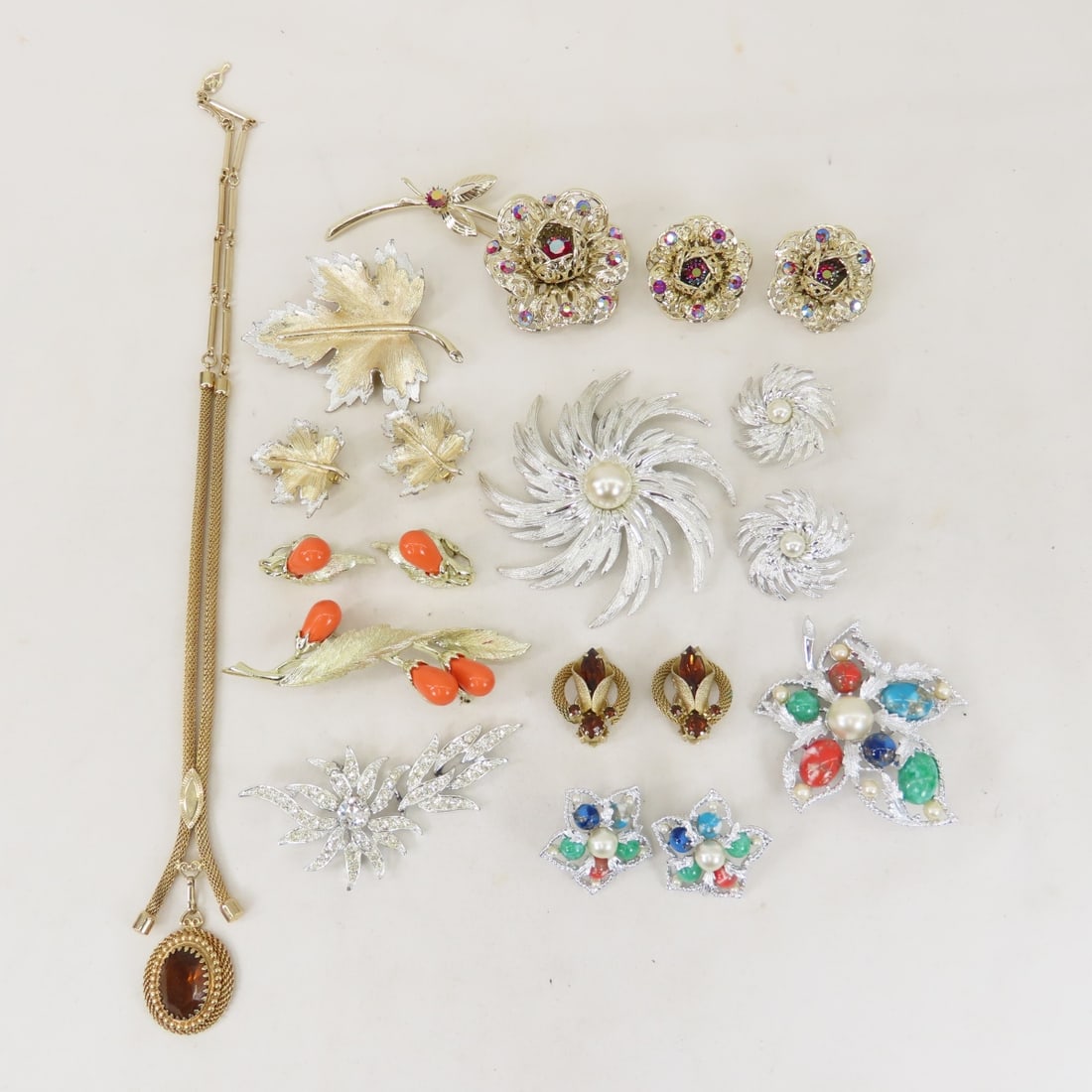 Sarah Coventry Signed Demi-Parures & Brooch (1 of 16)